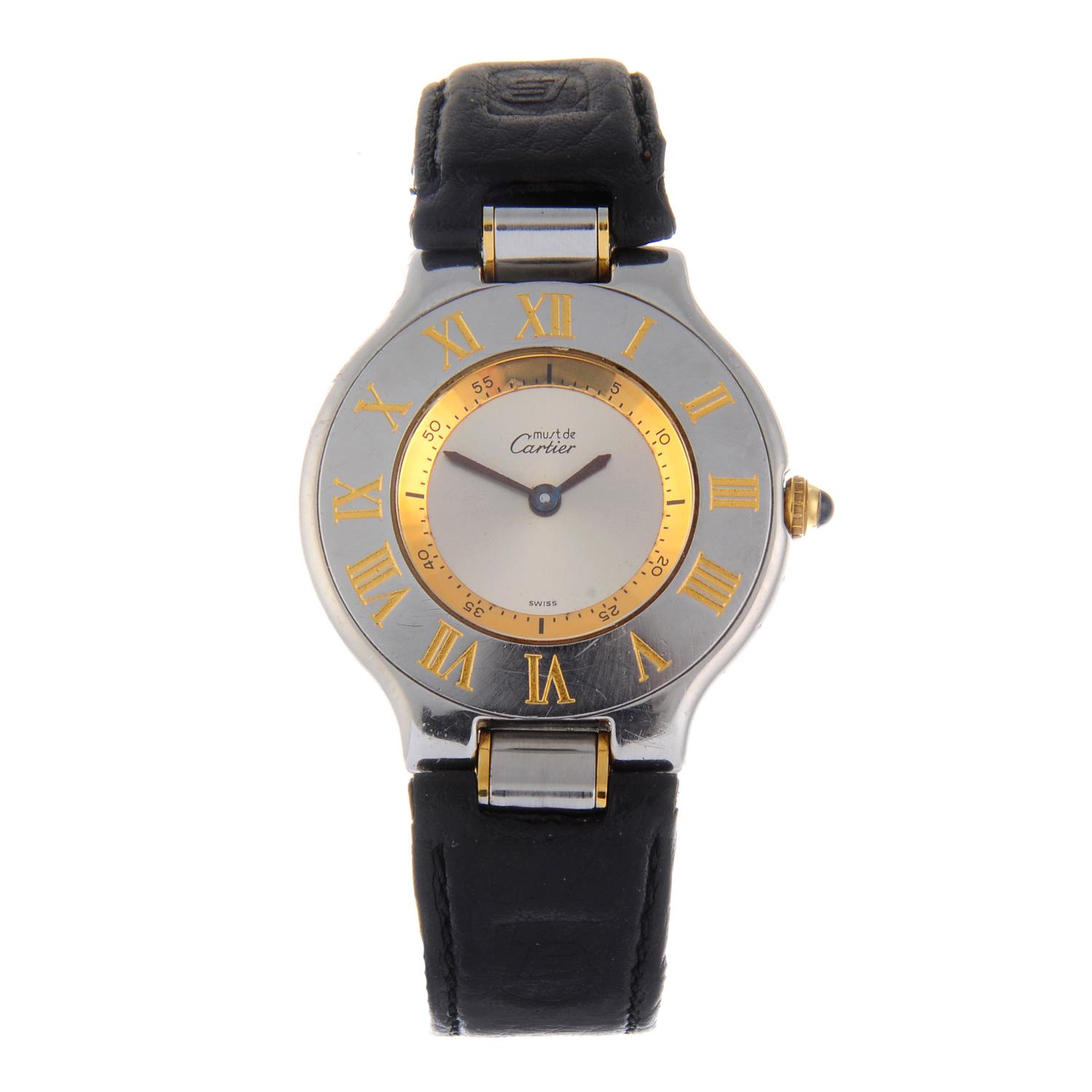 CARTIER - a Must De Cartier 21 wrist watch.