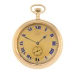 An open face pocket watch by Elgin.