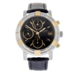 UNIVERSAL GENEVE - a gentleman's Compax chronograph wrist watch.
