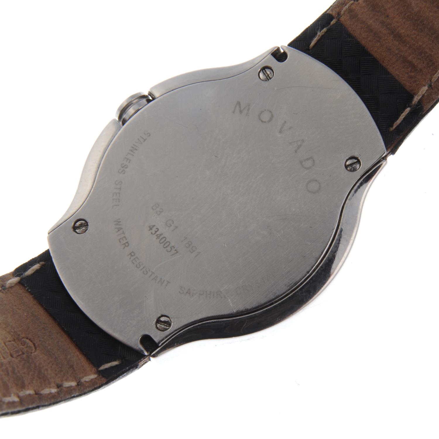 MOVADO - a gentleman's Museum wrist watch. - Image 6 of 6