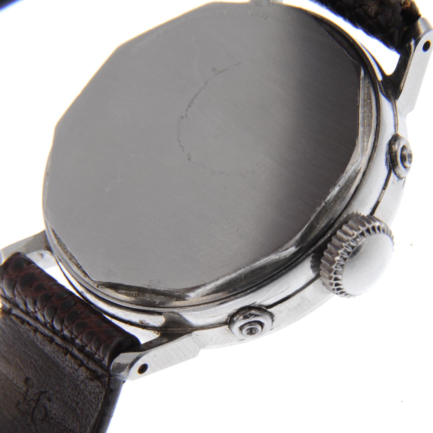 MOVADO - a mid-size triple date wrist watch. - Image 3 of 4