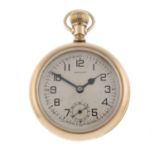 An open face pocket watch by Howard.