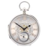 An open face pocket watch.