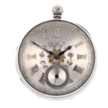 An open face pocket watch by W.Hinkley.