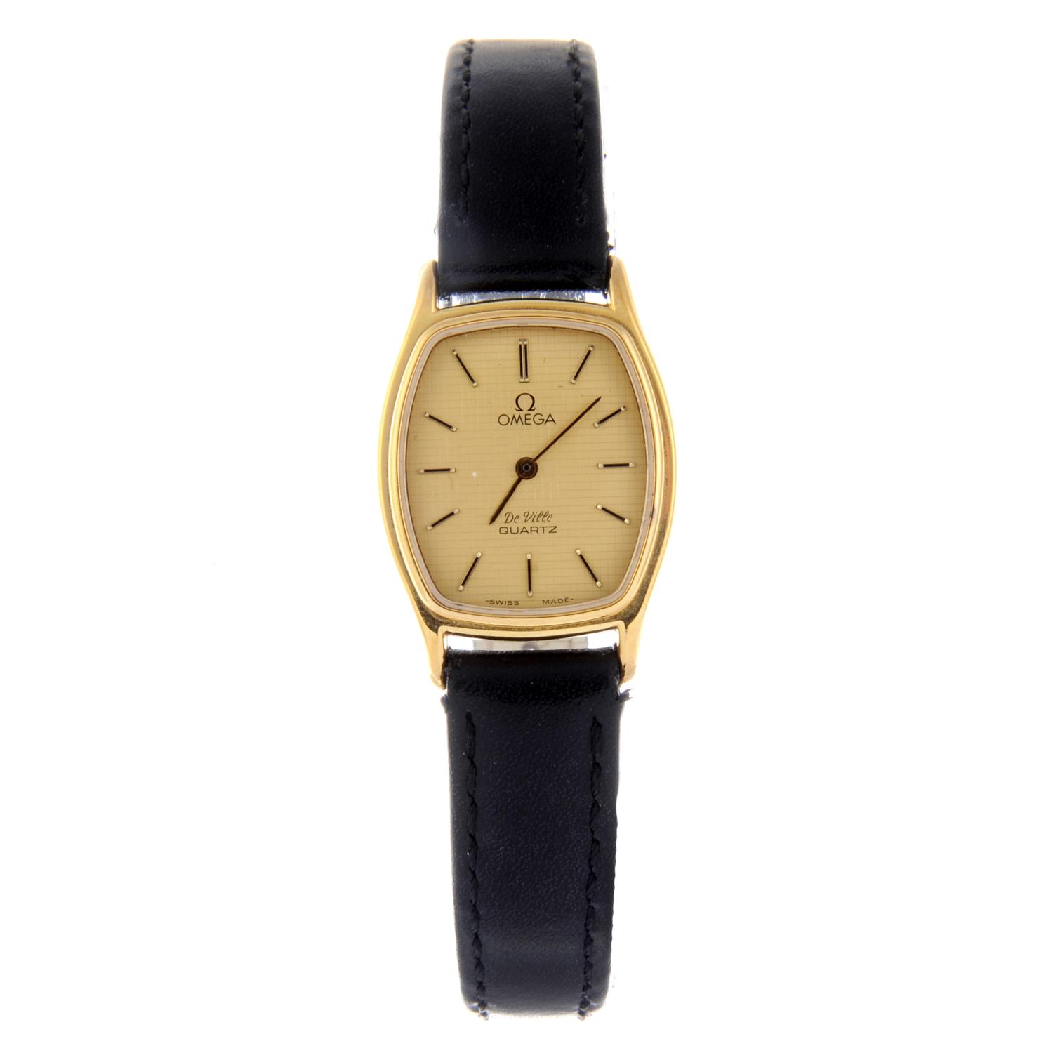 OMEGA - a lady's De Ville wrist watch.