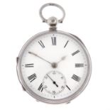 An open face pocket watch by A.