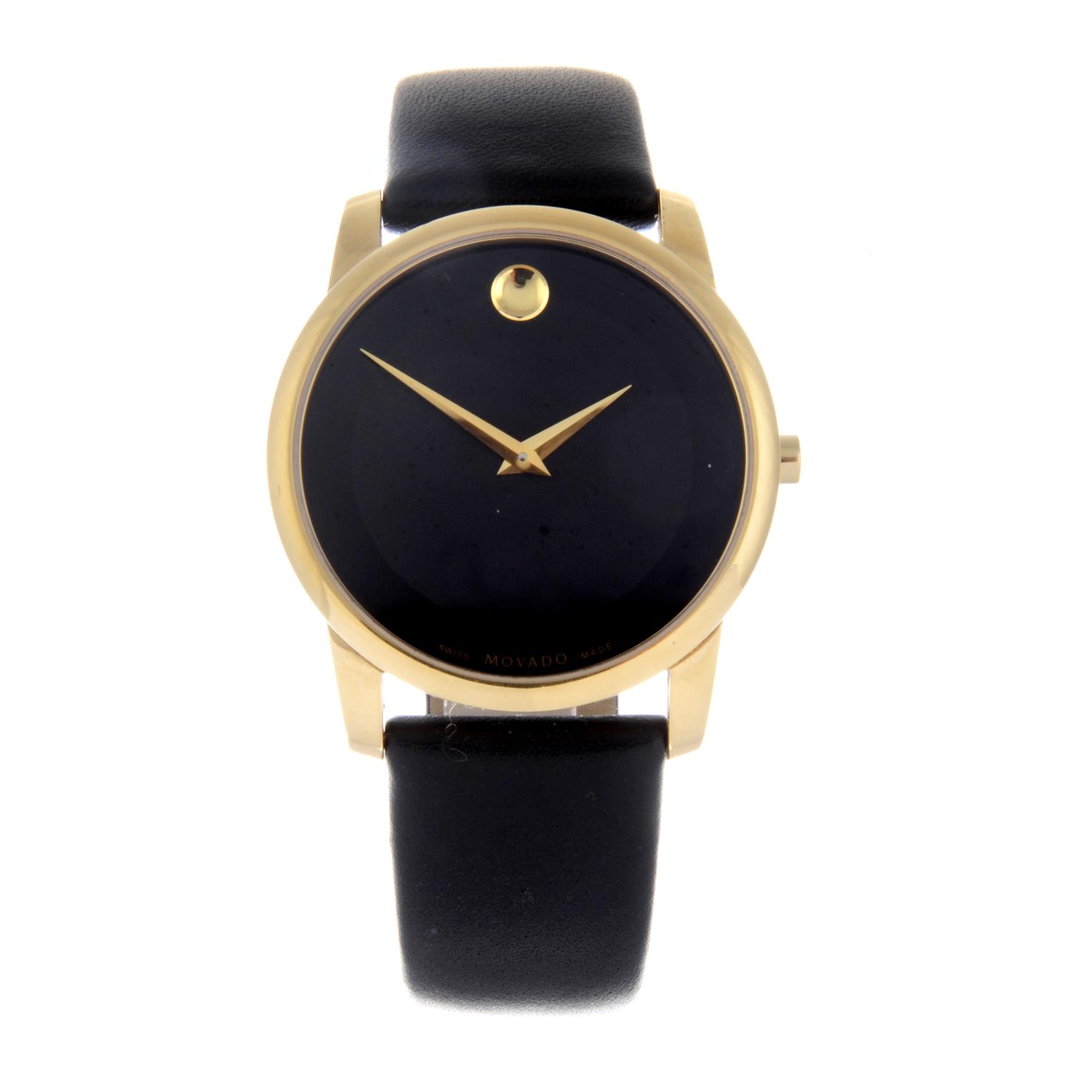 MOVADO - a gentleman's Museum wrist watch.