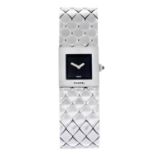 CHANEL - a lady's Matelassé bracelet watch.