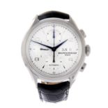 BAUME & MERCIER - a gentleman's Clifton Chronograph Day Date chronograph wrist watch.