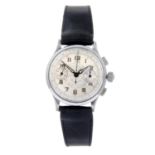 SUIZA - a gentleman's chronograph wrist watch.