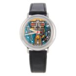 BULOVA - a gentleman's Accutron Spaceview wrist watch.