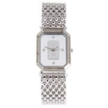 CREDIT SUISSE - a mid-size 999.5 Platinum Ingot bracelet watch.