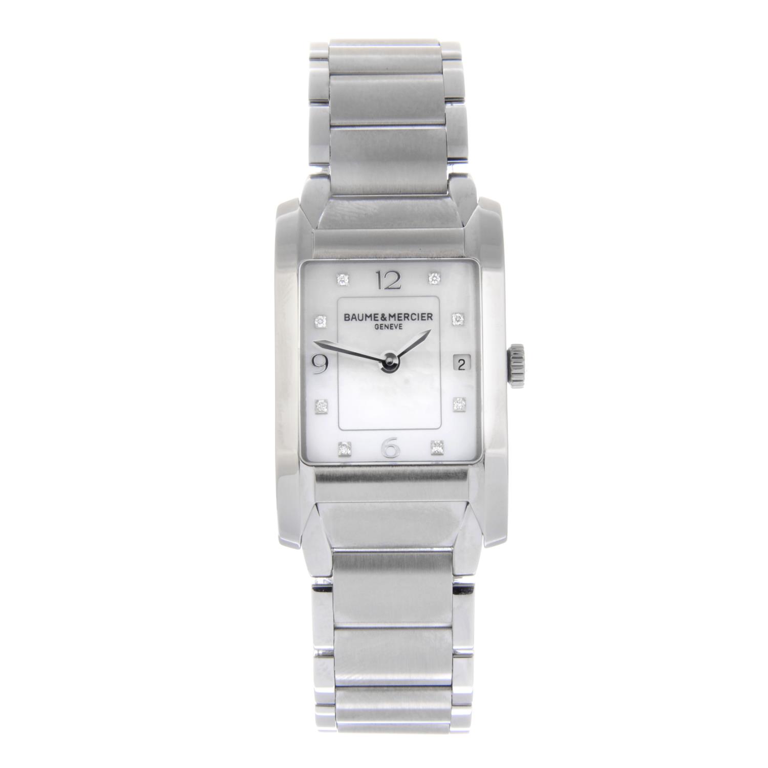 BAUME & MERCIER - a lady's Hampton bracelet watch.