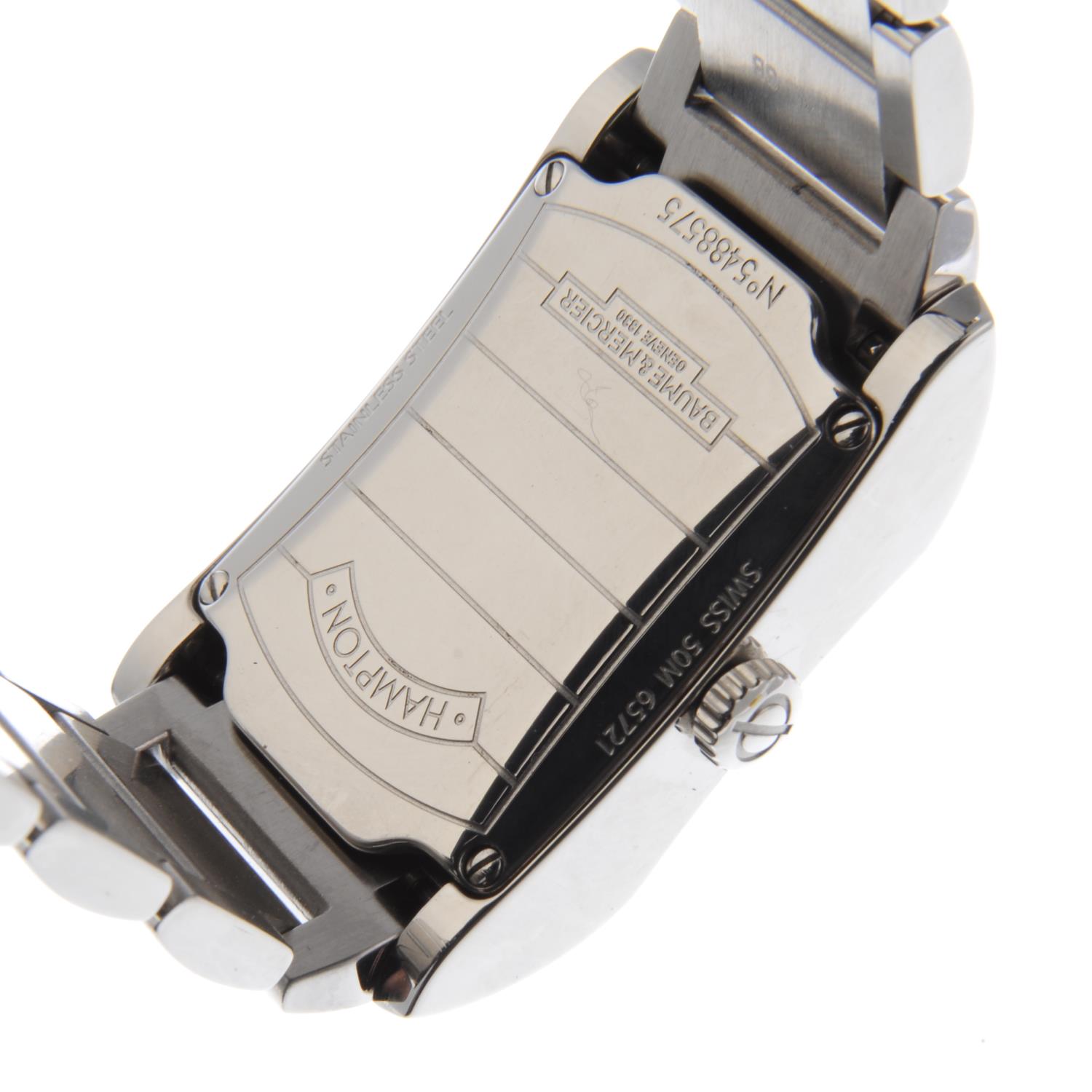 BAUME & MERCIER - a lady's Hampton bracelet watch. - Image 2 of 5