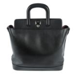 CARTIER - a black Jeanne Toussaint handbag.