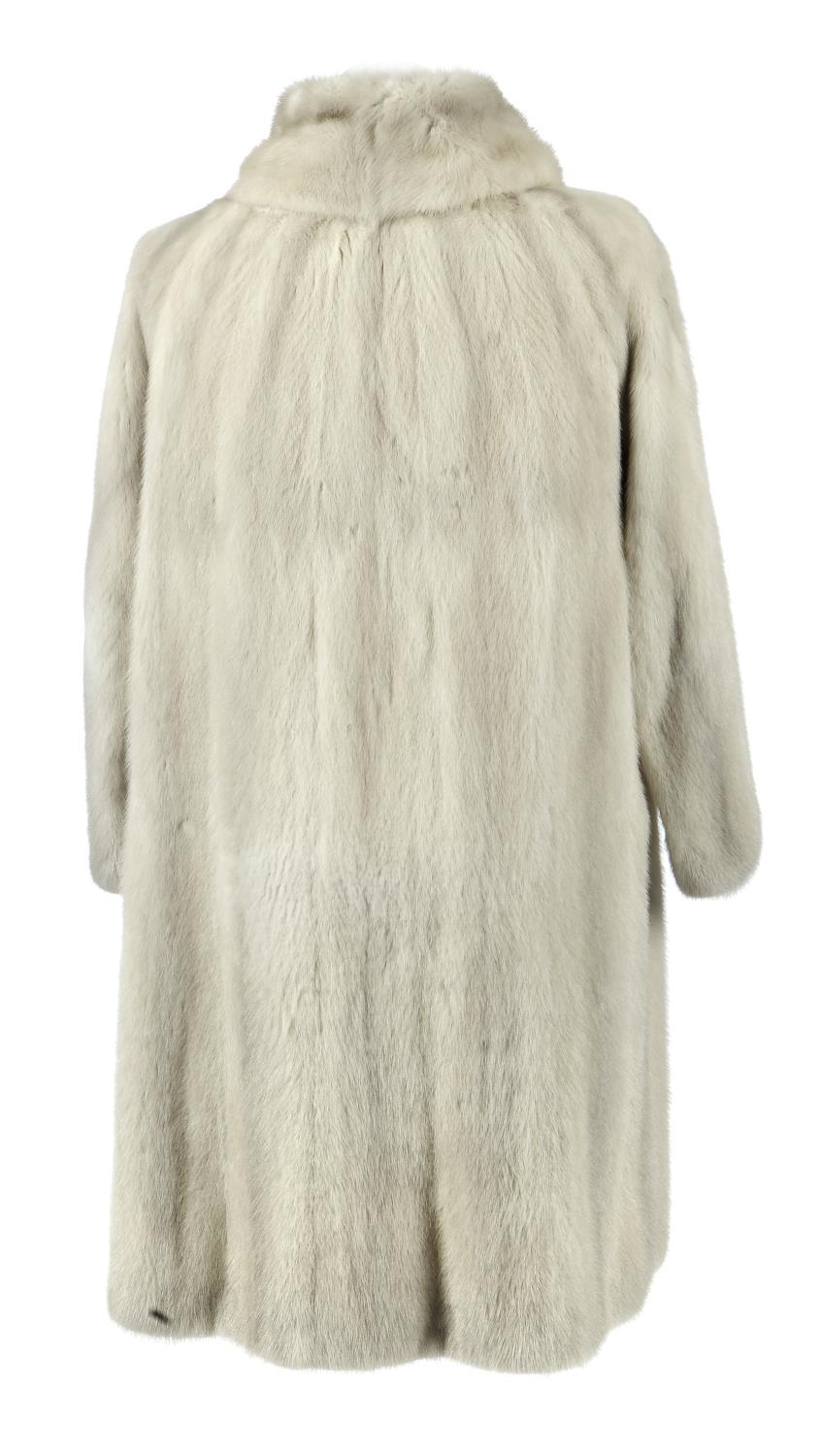 An azurene mink full-length coat. - Image 2 of 2