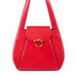 CARTIER - a red Panthère handbag.