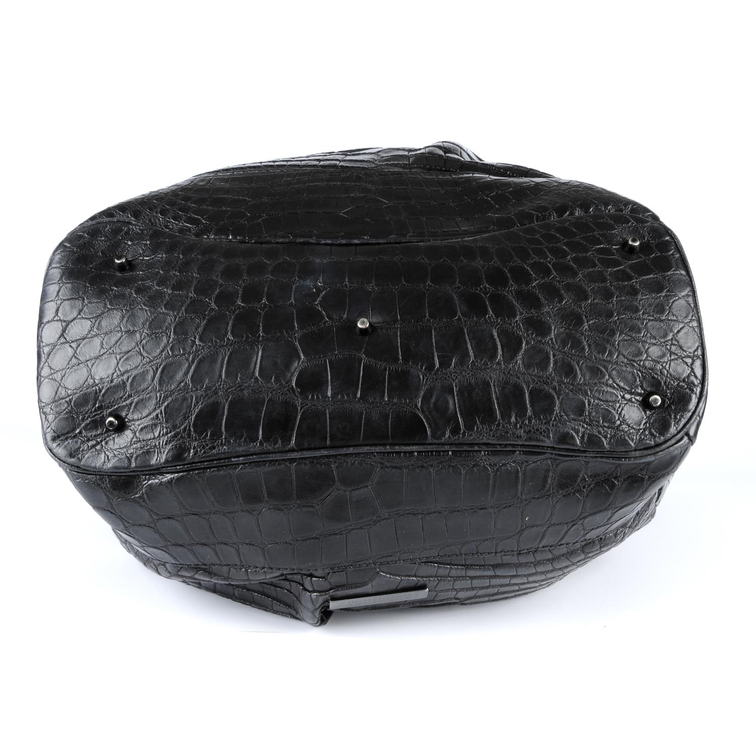 BURBERRY - a black Alligator Nicholson handbag. - Image 4 of 4