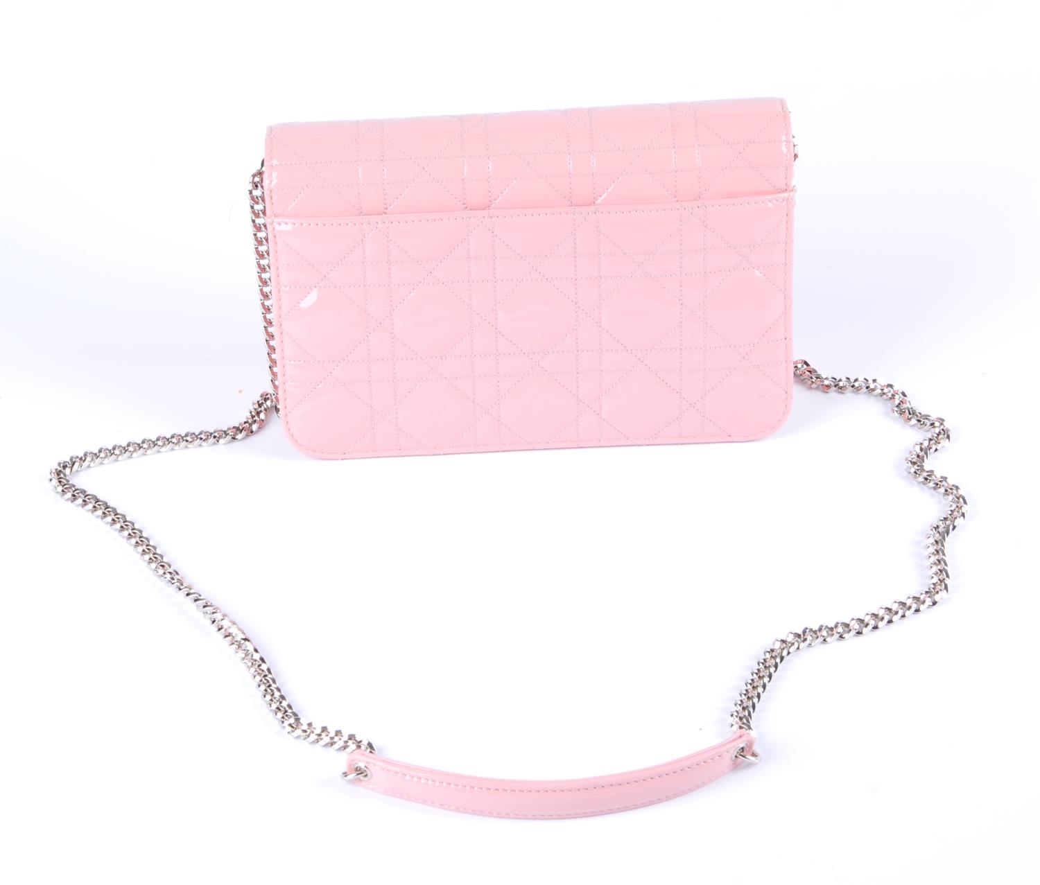 CHRISTIAN DIOR - a patent leather Miss Dior Promenade handbag. - Image 3 of 4