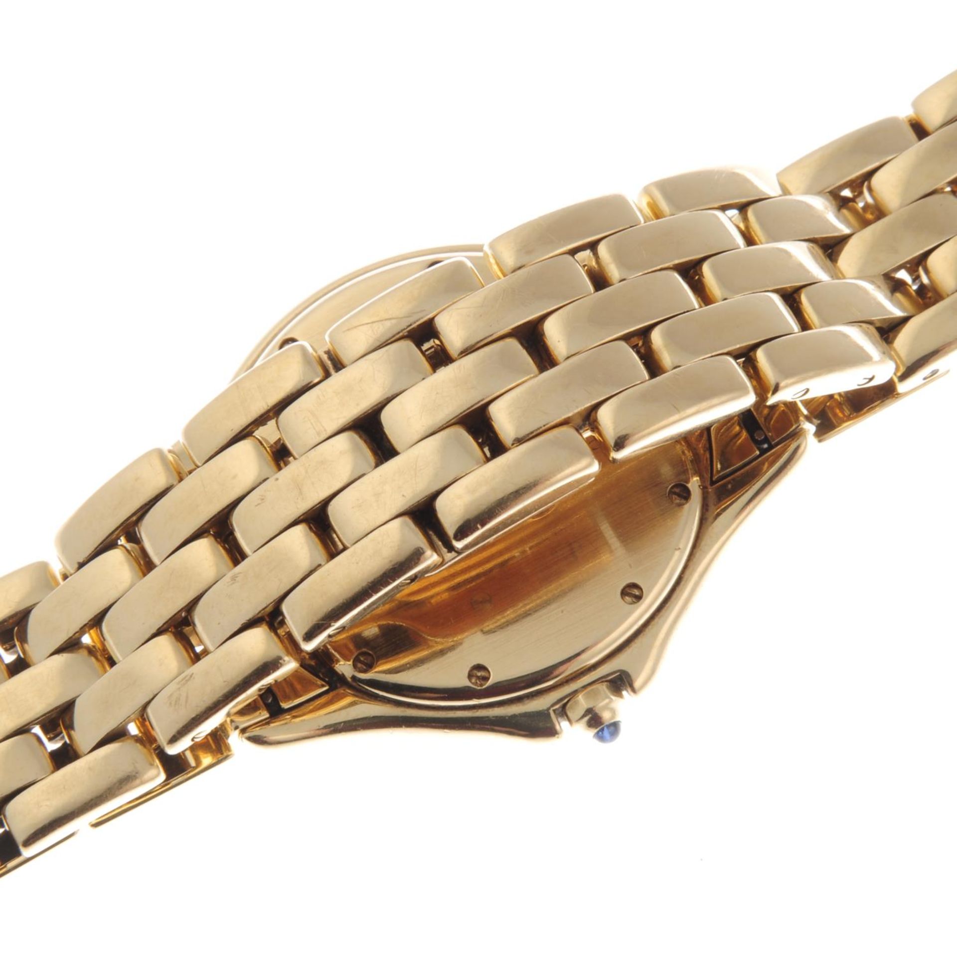 CARTIER - a gentleman's Cougar bracelet watch. - Image 2 of 5