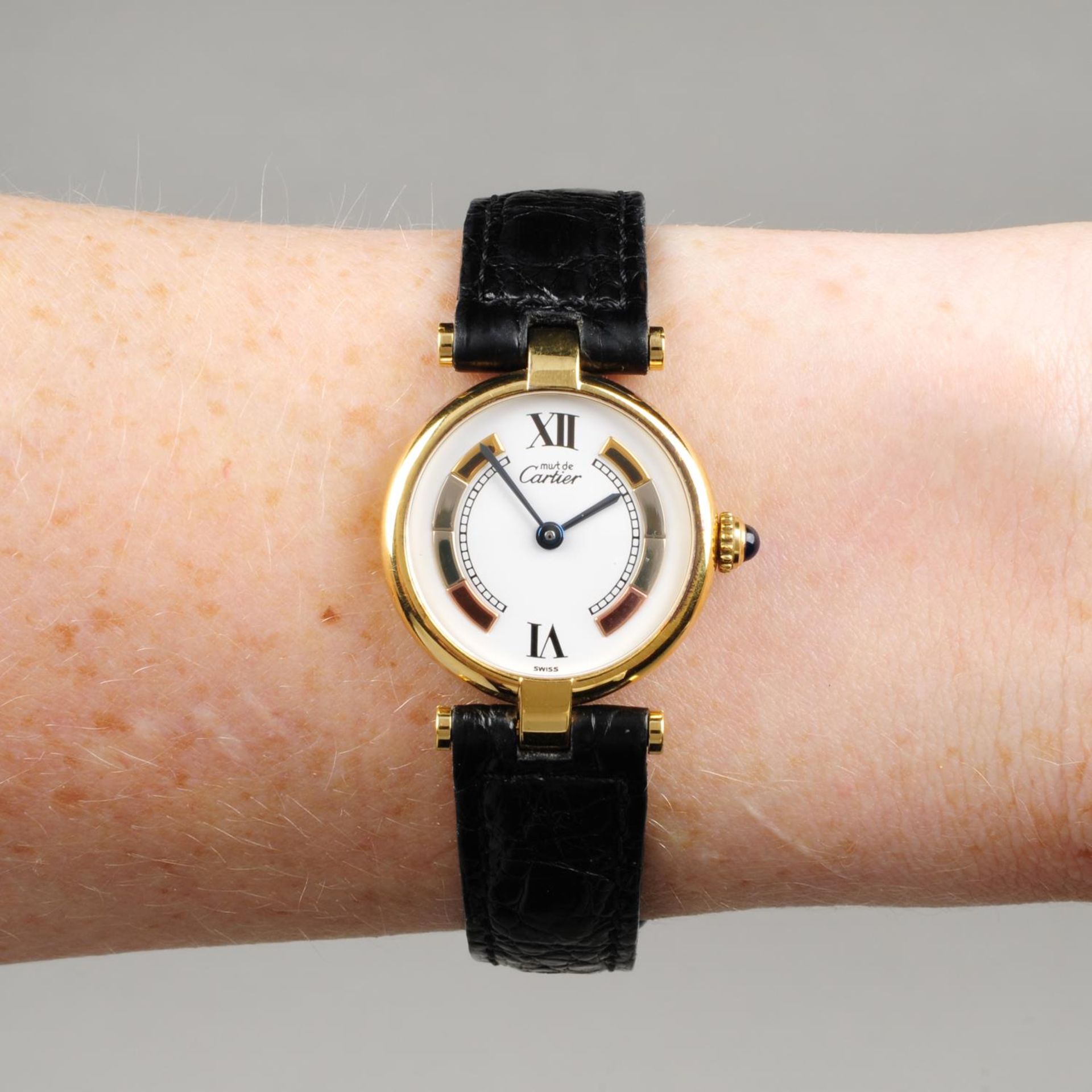 CARTIER - a lady's Must de Cartier wrist watch. - Image 3 of 7