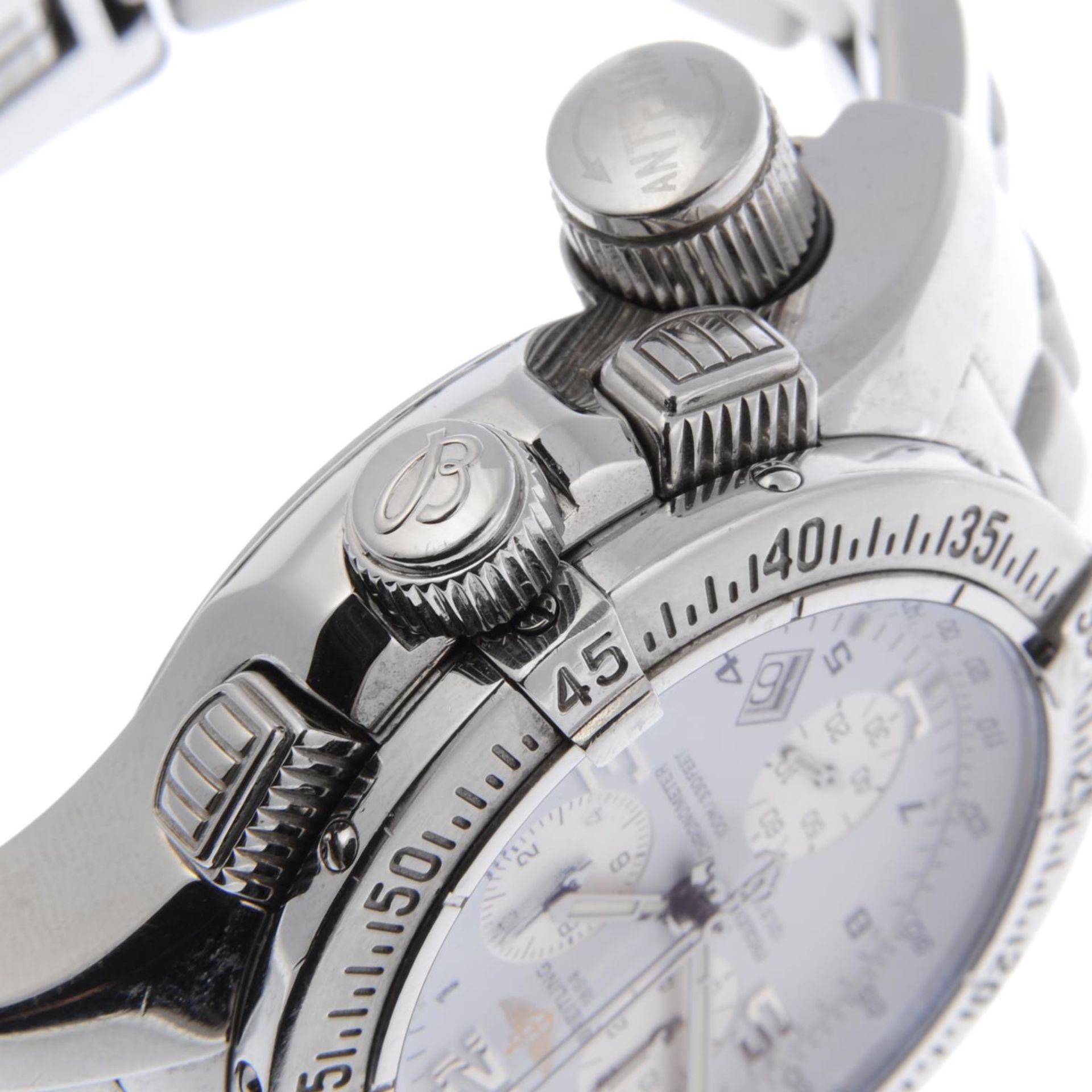 BREITLING - a gentleman's Emergency Mission chronograph bracelet watch. - Image 4 of 8