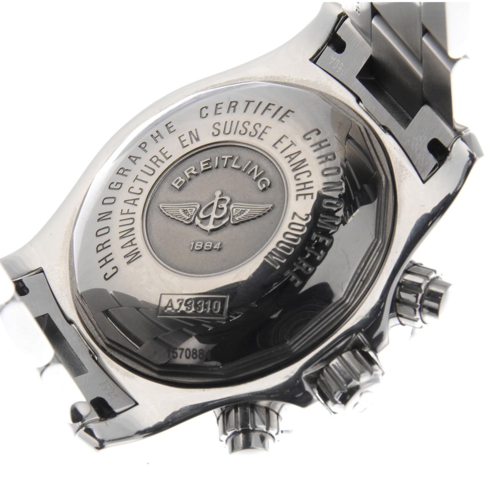 BREITLING - a gentleman's SuperOcean chronograph bracelet watch. - Image 5 of 7