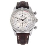 BREITLING - a gentleman's Chronomat Evolution chronograph wrist watch.