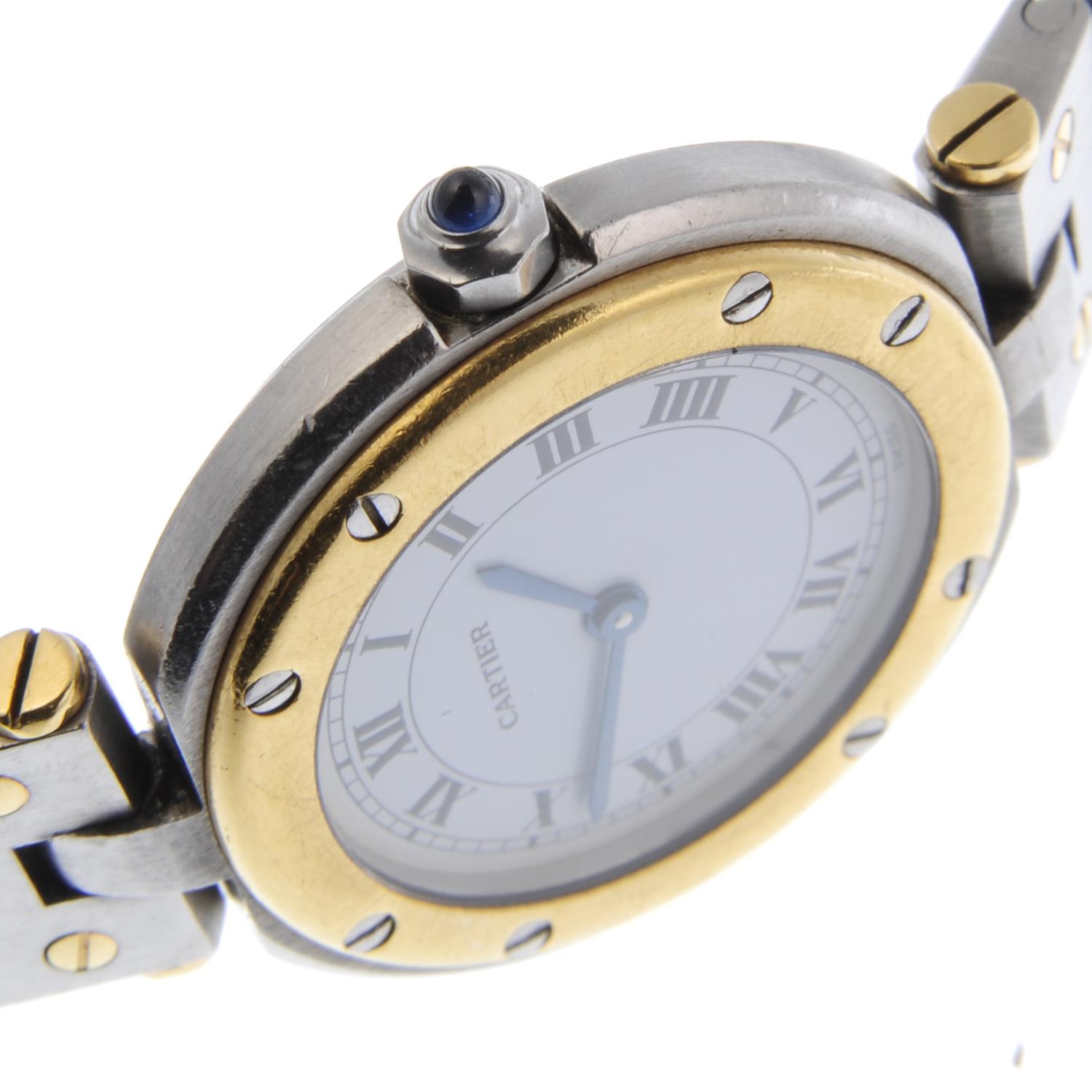 CARTIER - a Santos Ronde bracelet watch. - Image 4 of 5