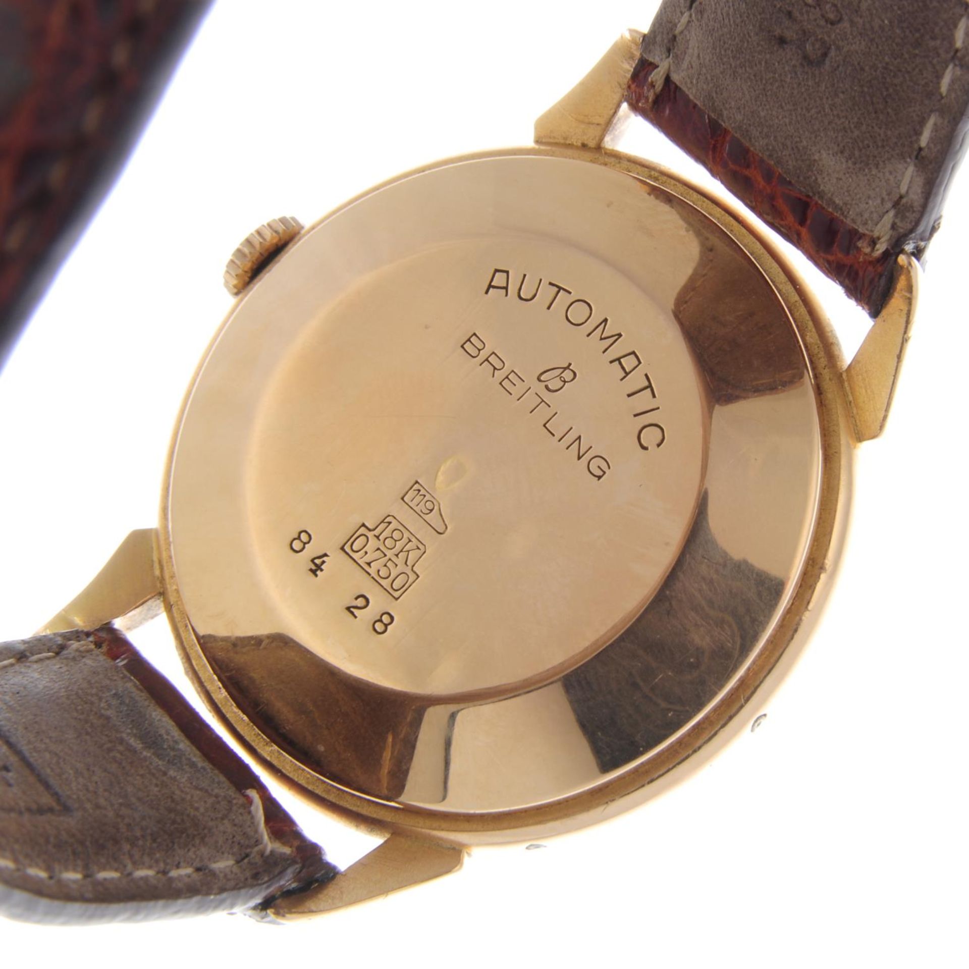 BREITLING - a gentleman's Datora triple date moonphase wrist watch. - Image 4 of 5