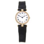 CARTIER - a lady's Vendome wrist watch.