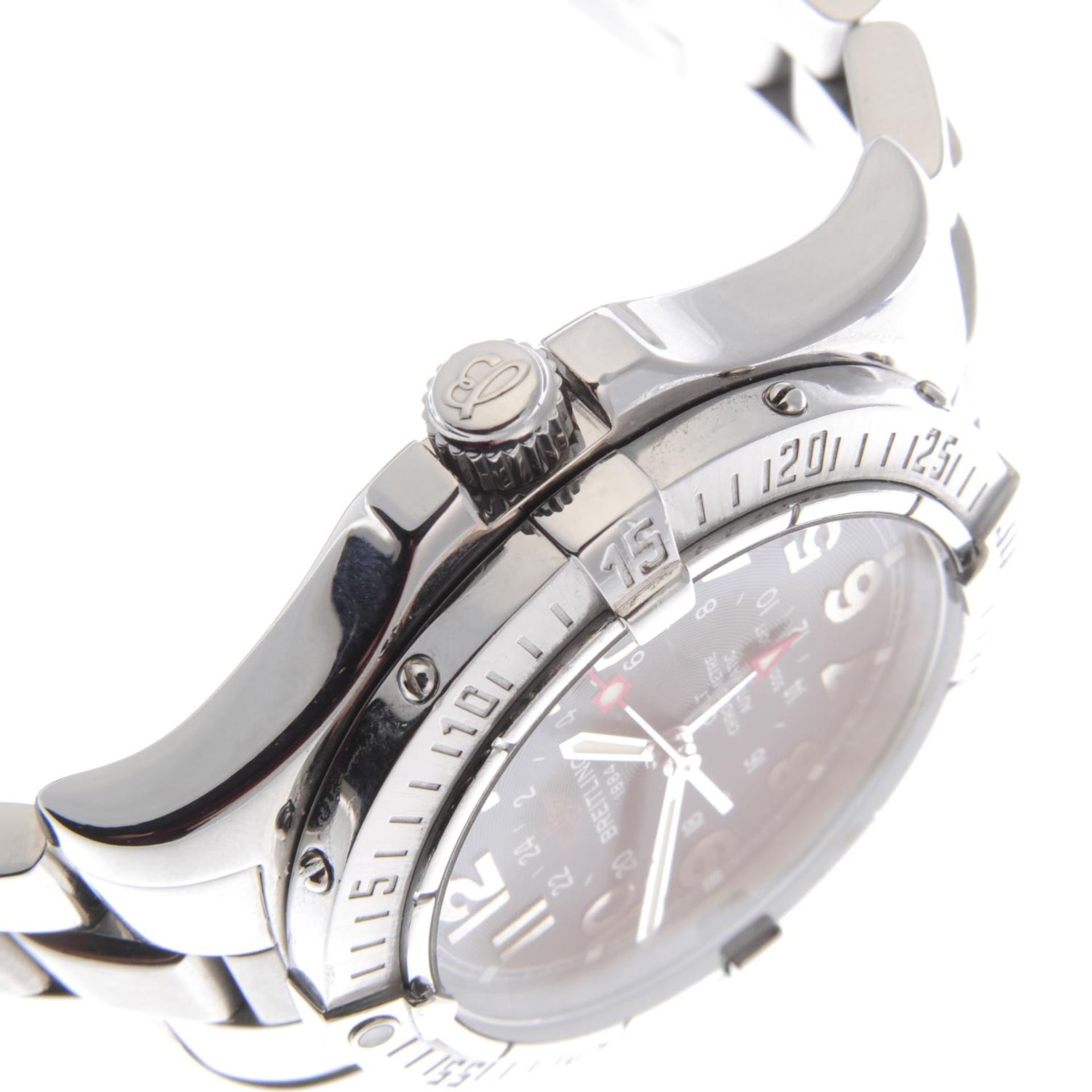 BREITLING - a gentleman's Colt GMT bracelet watch. - Image 4 of 5