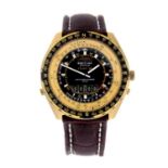 BREITLING - a gentleman's Navitimer Quartz 2300 chronograph wrist watch.