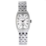 FRANCK MULLER - a lady's Casablanca Cintrée Curvex bracelet watch.