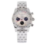 BREITLING - a gentleman's Chronomat Airborne chronograph bracelet watch.