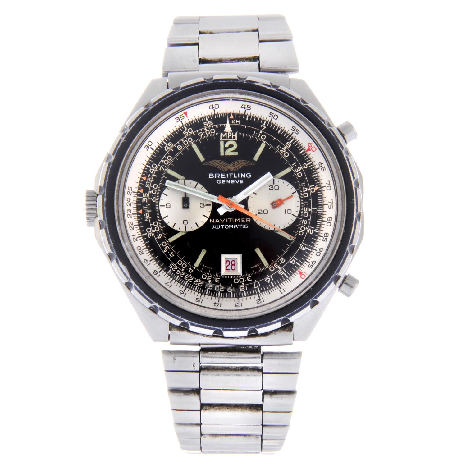 BREITLING - a gentleman's Navitimer Chrono-Matic chronograph bracelet watch.