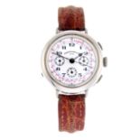 EBERHARD & CO. - a gentleman's chronograph wrist watch.