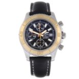 BREITLING - a gentleman's SuperOcean Chronograph wrist watch.