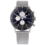 BREITLING - a gentleman's Chronoliner chronograph bracelet watch.