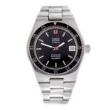 OMEGA - a gentleman's Seamaster F300Hz bracelet watch. Stainless steel case with calibrated bezel.