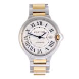 CARTIER - a gentleman's Ballon Bleu bracelet watch. Stainless steel case. Reference 3001, serial