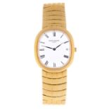 PATEK PHILIPPE - a gentleman's Ellipse bracelet watch. 18ct yellow gold case. Reference 3931/10,