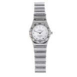 OMEGA - a lady's Constellation 'My Choice' bracelet watch. Stainless steel case with chapter ring
