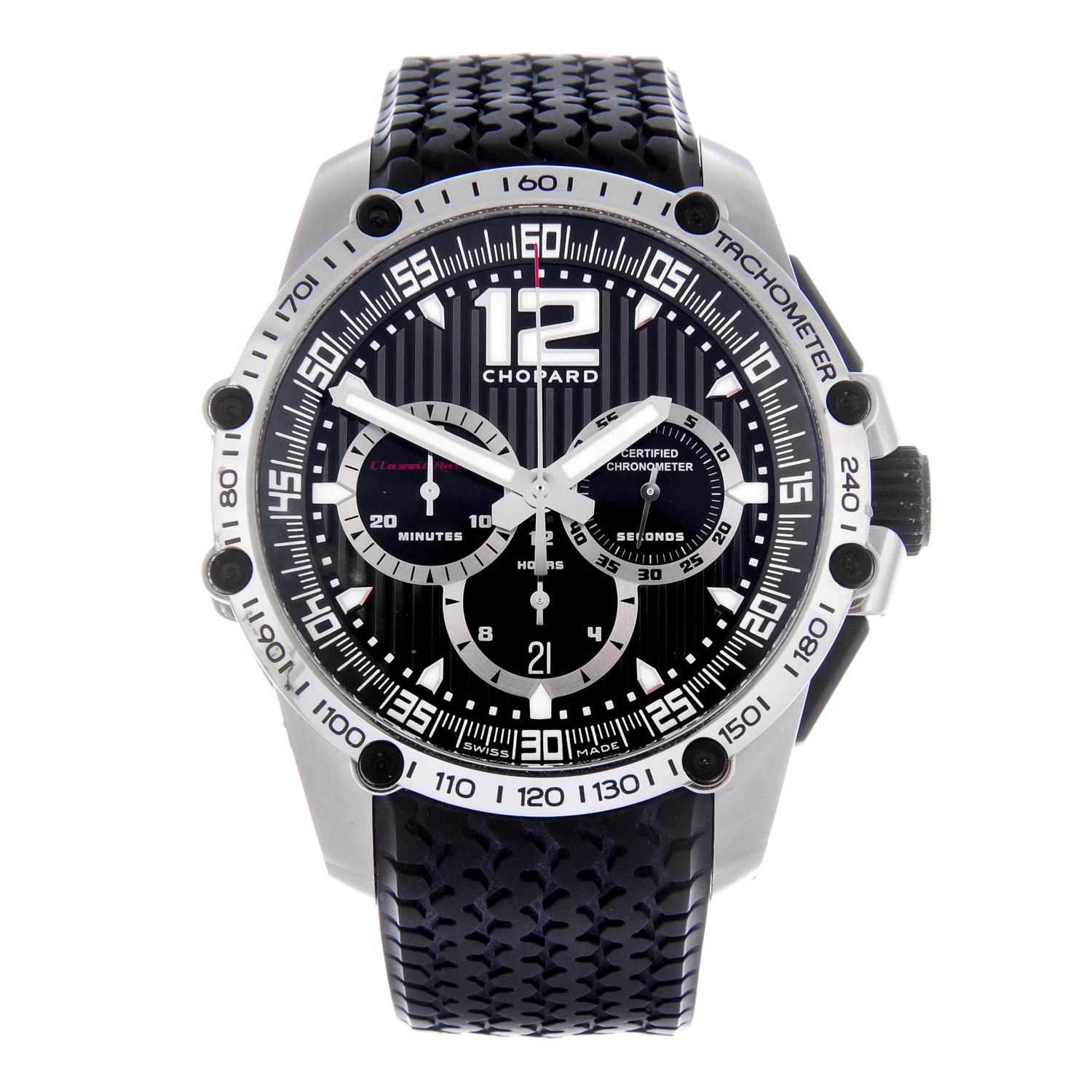 CHOPARD - a gentleman's Classic Racing Superfast chronograph wrist watch. Stainless steel case