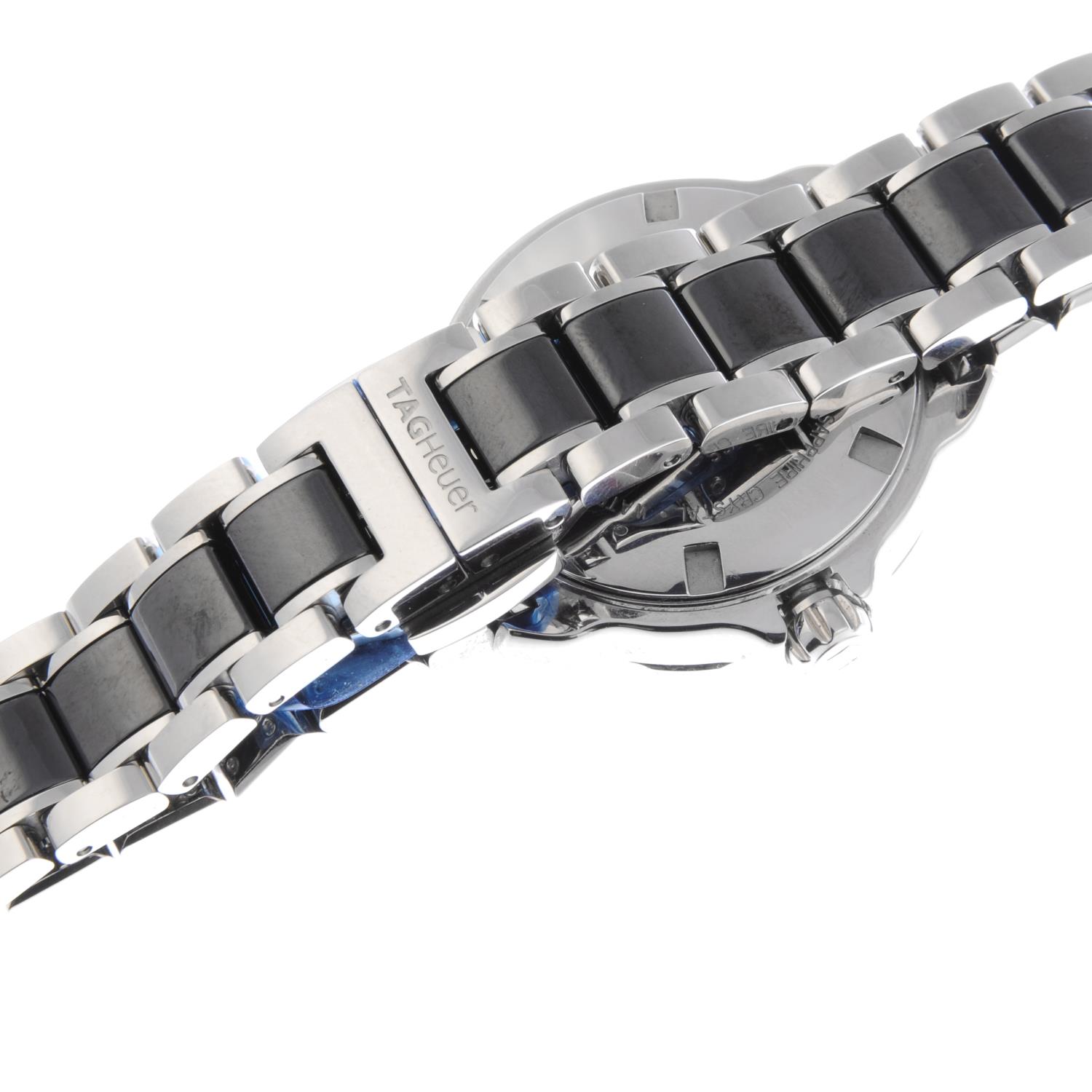 TAG HEUER - a lady's Formula 1 bracelet watch. Stainless steel case with ceramic calibrated bezel. - Image 2 of 7