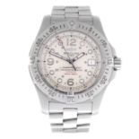 BREITLING - a gentleman's SuperOcean Steelfish bracelet watch. Circa 2009. Stainless steel case with