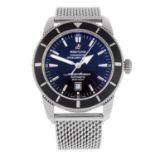 BREITLING - a gentleman's SuperOcean Heritage 46 bracelet watch. Stainless steel case with