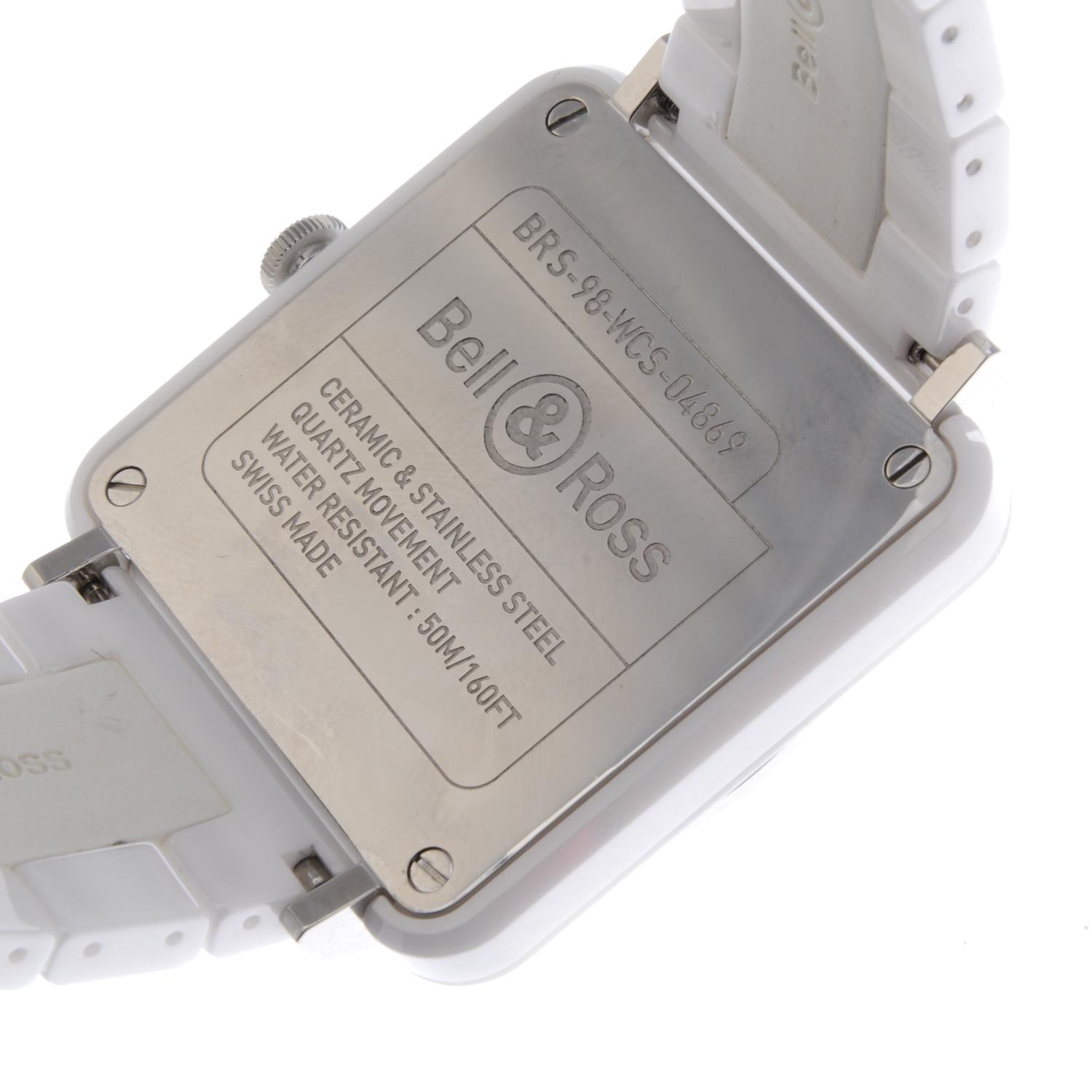 CURRENT MODEL: BELL & ROSS - a gentleman's BR S White Ceramic bracelet watch. White ceramic case - Image 4 of 5