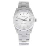 ROLEX - a gentleman's Oyster Perpetual Date bracelet watch. Circa 1972. Stainless steel case.