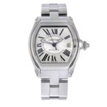 CARTIER - a gentleman's Roadster bracelet watch. Stainless steel case. Reference 2510, serial
